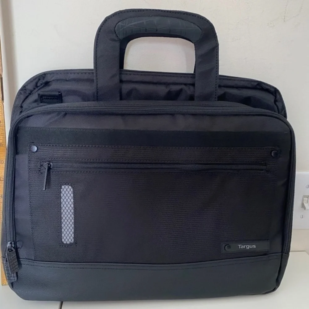 Targus Black Ballistic Canvas Nylon Mesh Fabric Safeport Laptop briefcas…